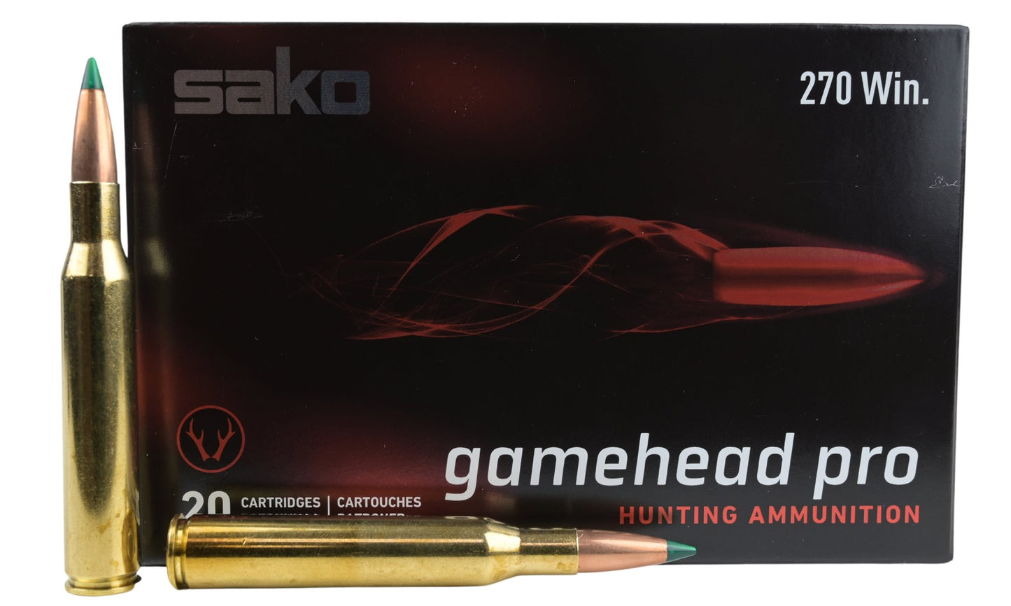 Sako .270 Gamehead Pro 140 gr Tipped Soft Point BT