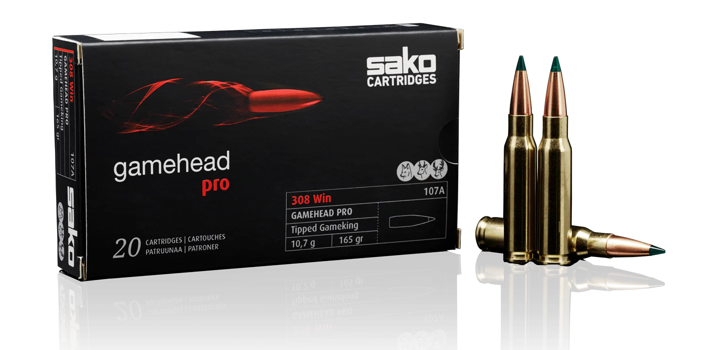 Sako .308 Gamehead Pro 165gr Tipped HPBT