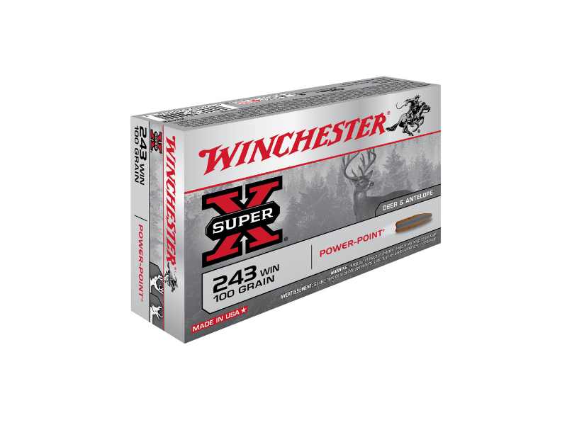 Winchester .243 100gr Power Point