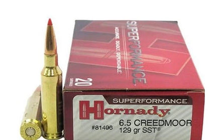 Hornady Superformance 6.5 Creedmoor 129gr SST