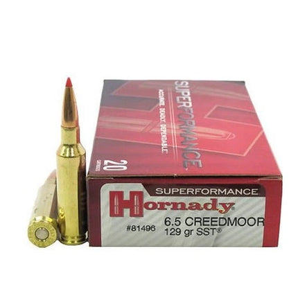 Hornady Superformance 6.5 Creedmoor 129gr SST