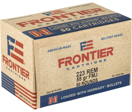 Hornady Frontier 223 REM 55gr FMJ