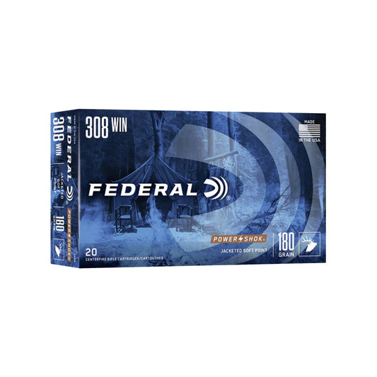 Federal .308 Power Shok 180gr JSP