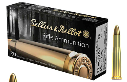 Sellier & Bellot 45gr .22 Hornet Bullets