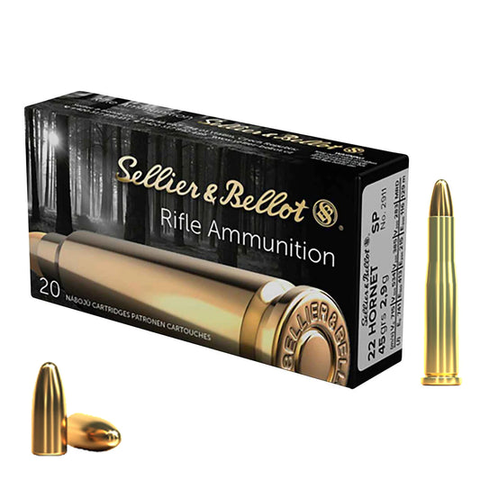 Sellier & Bellot 45gr .22 Hornet Bullets