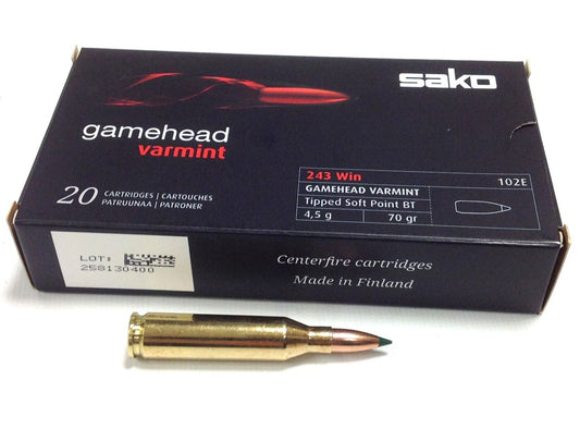 Sako .243 Tipped Soft Point 70gr