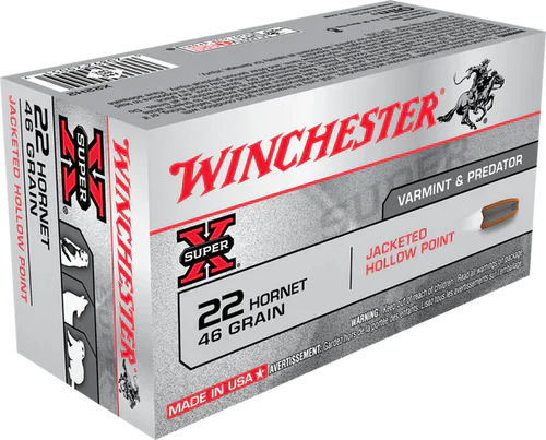 Winchester .22 Hornet 46gr Jacketed Soft Point