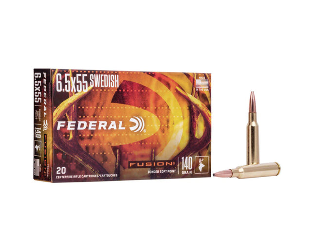 Federal 6.5 x 55 140gr Fusion