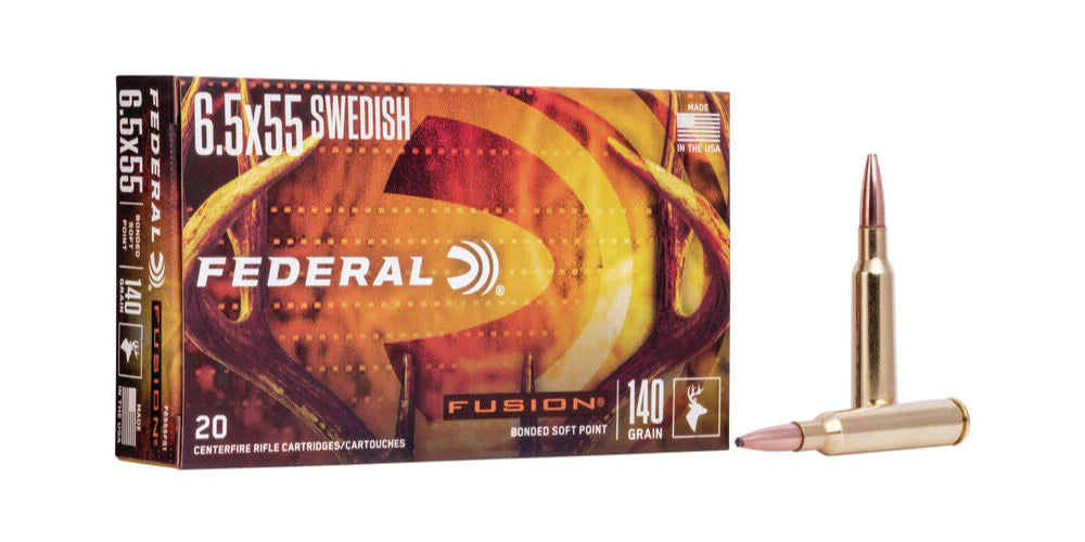 Federal 6.5 x 55 140gr Fusion