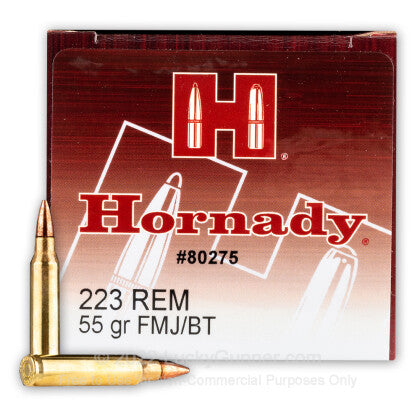 Hornady .223 REM 55gr FMJ/BT