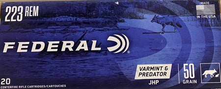 Federal .223 REM 50gr (American Eagle JHP)