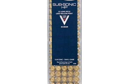 CCI Ammunition 22 Long Rifle Subsonic 40 Grain