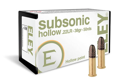 Eley .22 Subsonic Hollow Point 38gr