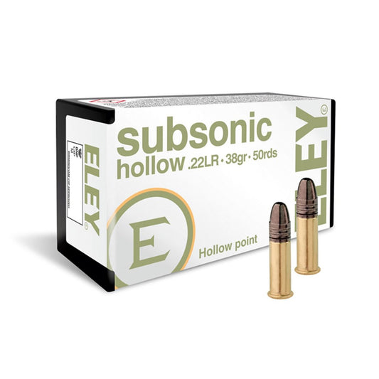 Eley .22 Subsonic Hollow Point 38gr