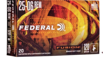 Federal Fusion 25-06 REM 120 gr Bonded Soft Point