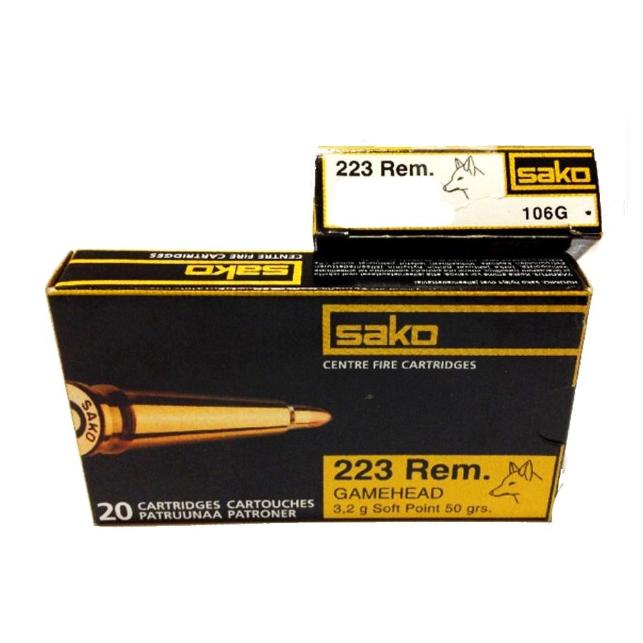 Sako .223 Gamehead 50gr Centerfire Bullets