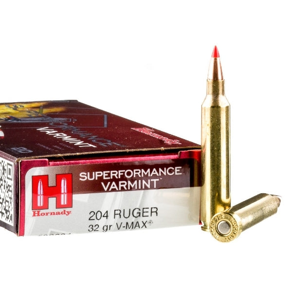 Hornady Super Performance Varmint .204 Ruger 32gr V-MAX