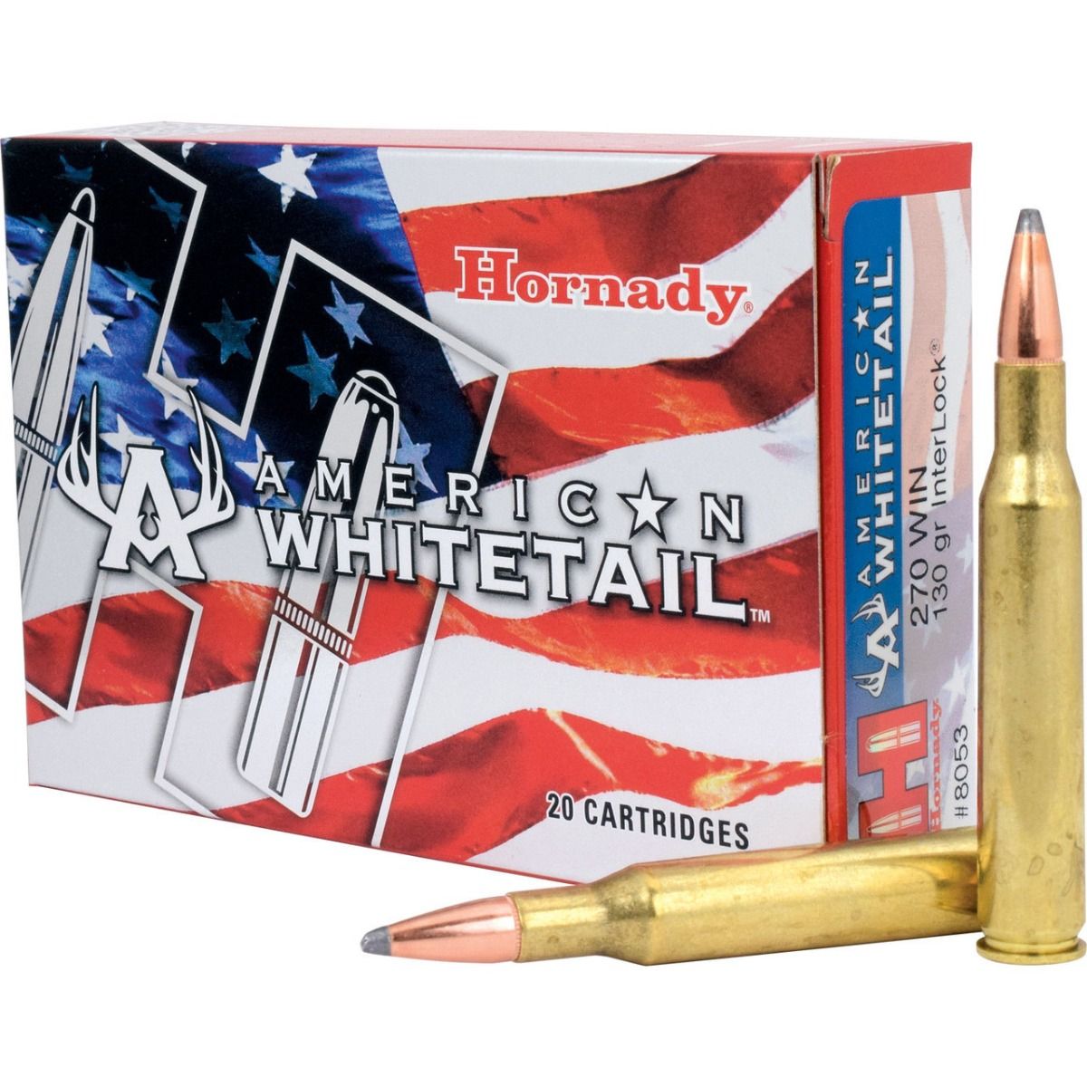 Hornady 270 Winchester 130 gr SP InterLock American Whitetail