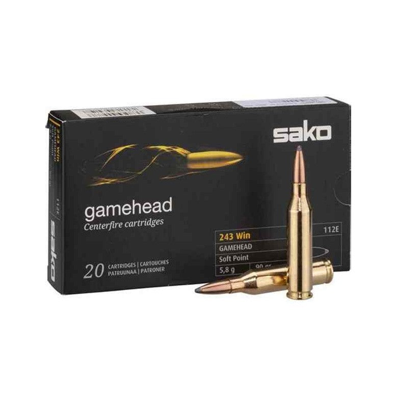 Sako .243 Gamehead 90gr Softpoint