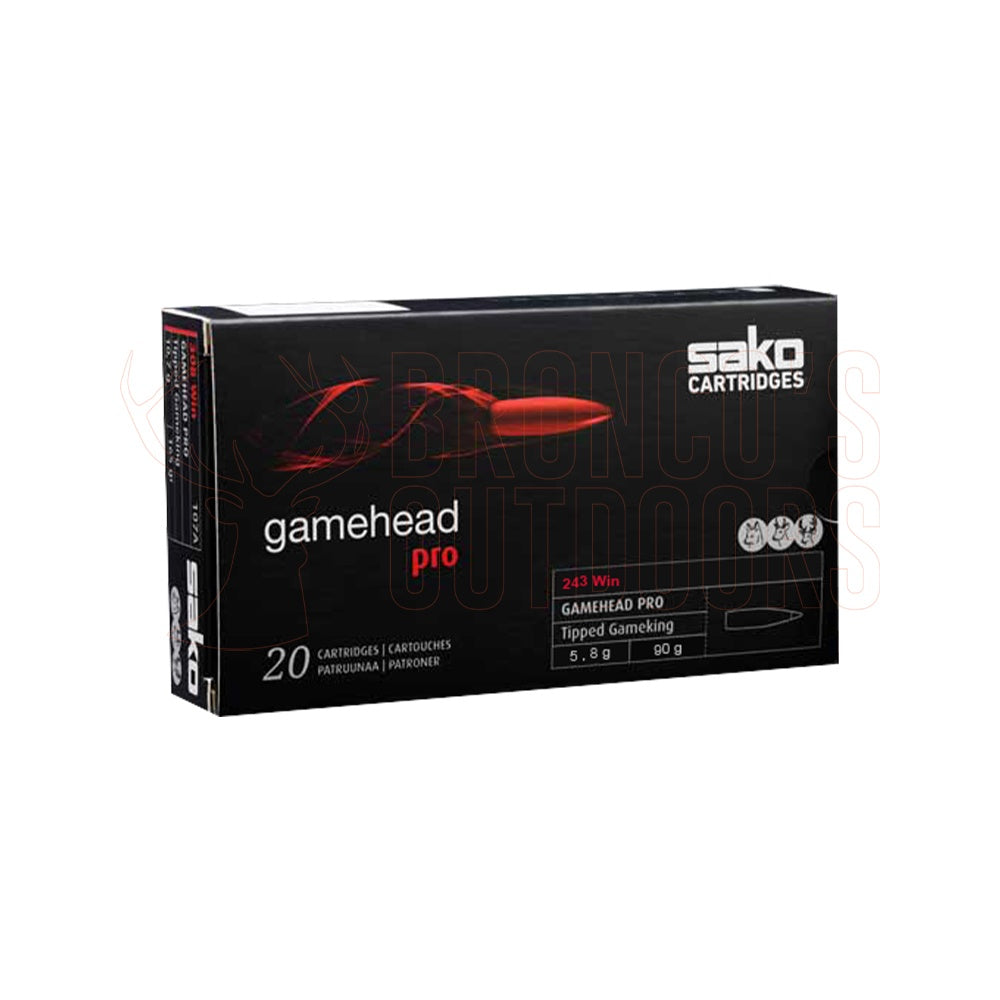 Sako .243 90gr Tipped Gameking