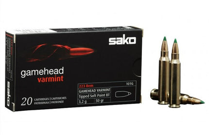 SAKO .223 GAMEHEAD VARMINT BALLISTIC TIP 50GRN