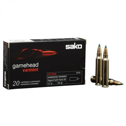 SAKO .223 GAMEHEAD VARMINT BALLISTIC TIP 50GRN